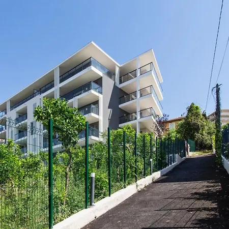 Modern Flat With Pool Parking And View On The Sea - - Welkeys شقة نيس